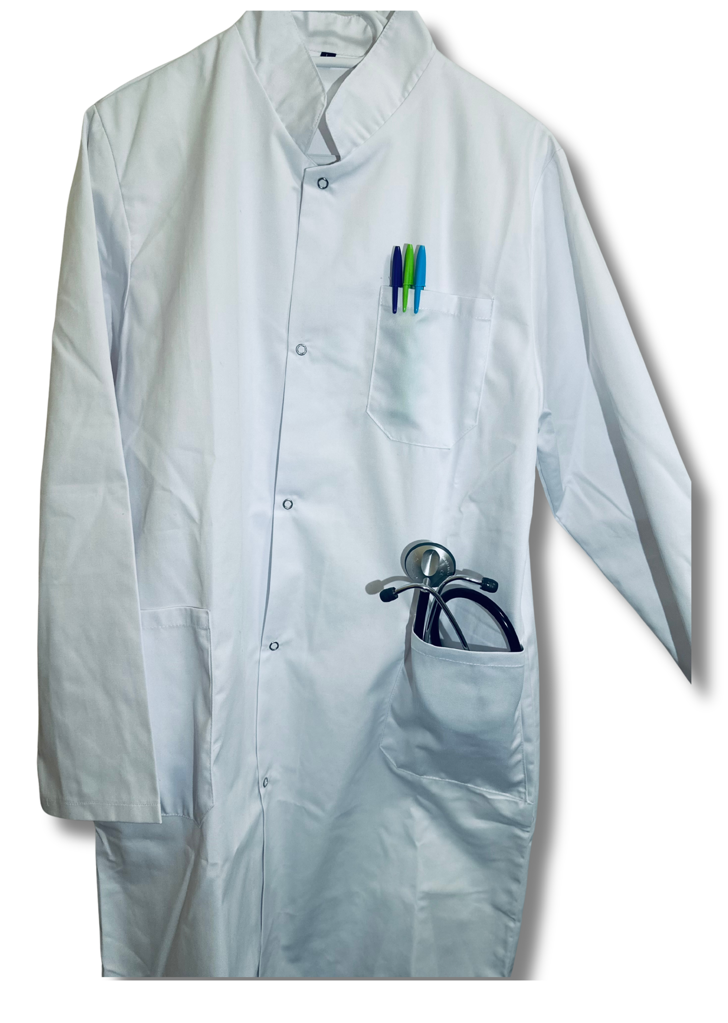 Blouse blanche col officier